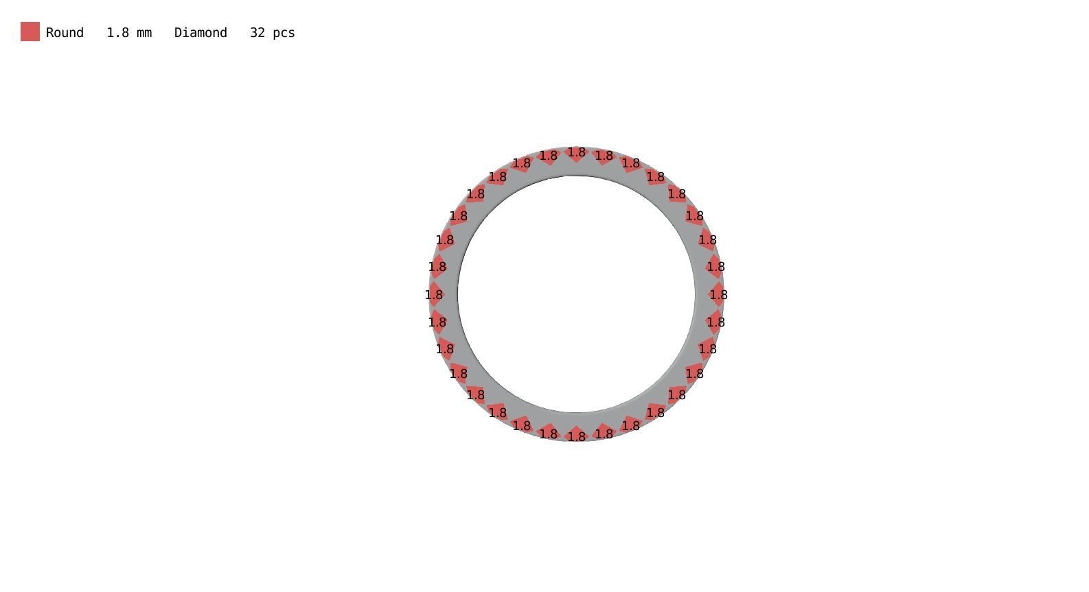 Channel setting ring 3D print model_8