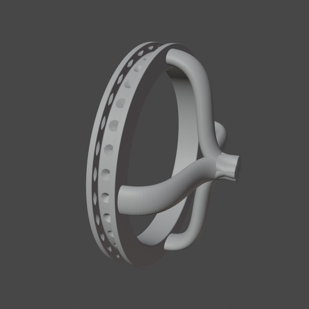 Channel setting ring 3D print model_6
