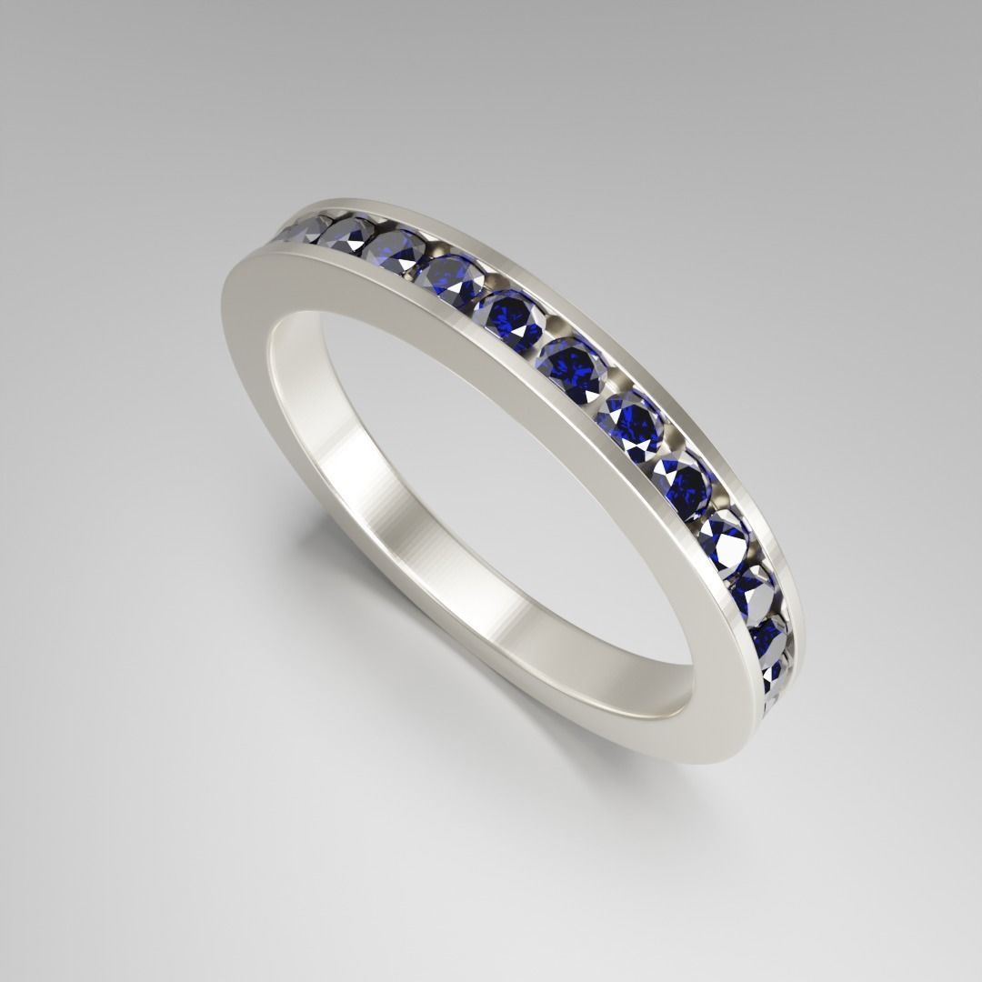 Channel setting ring 3D print model_4