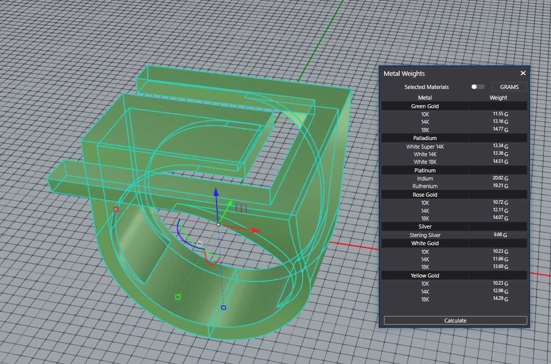 Hollow ring 3D print model_4