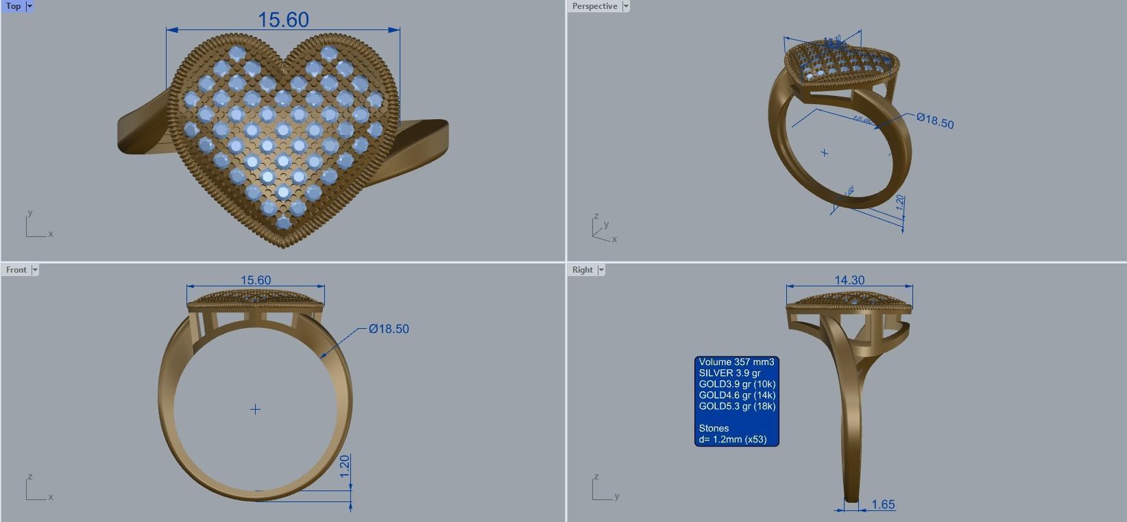 R 097 ring heart 3D print model_12