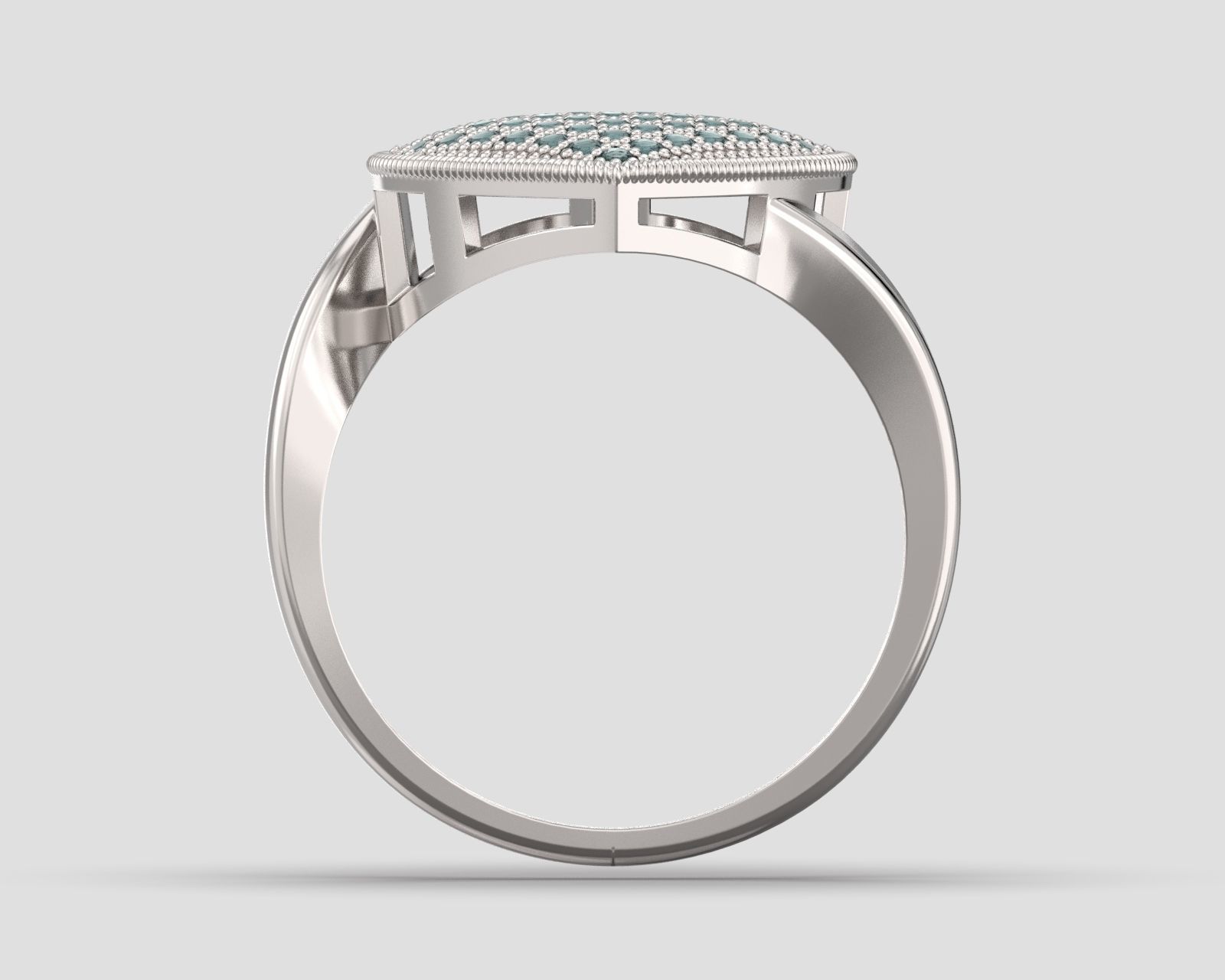 R 097 ring heart 3D print model_9