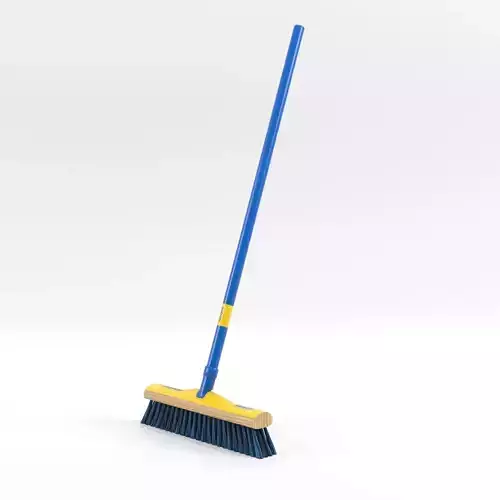 Broom Low-poly 3D model
