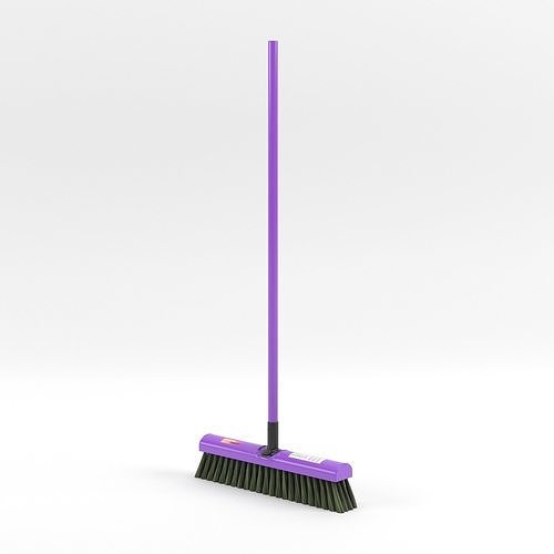 Broom Low-poly 3D model