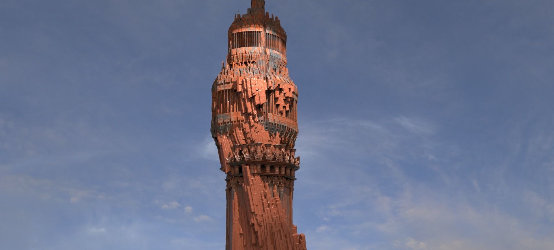 Dune Awaken Tower 3D 3D model_1