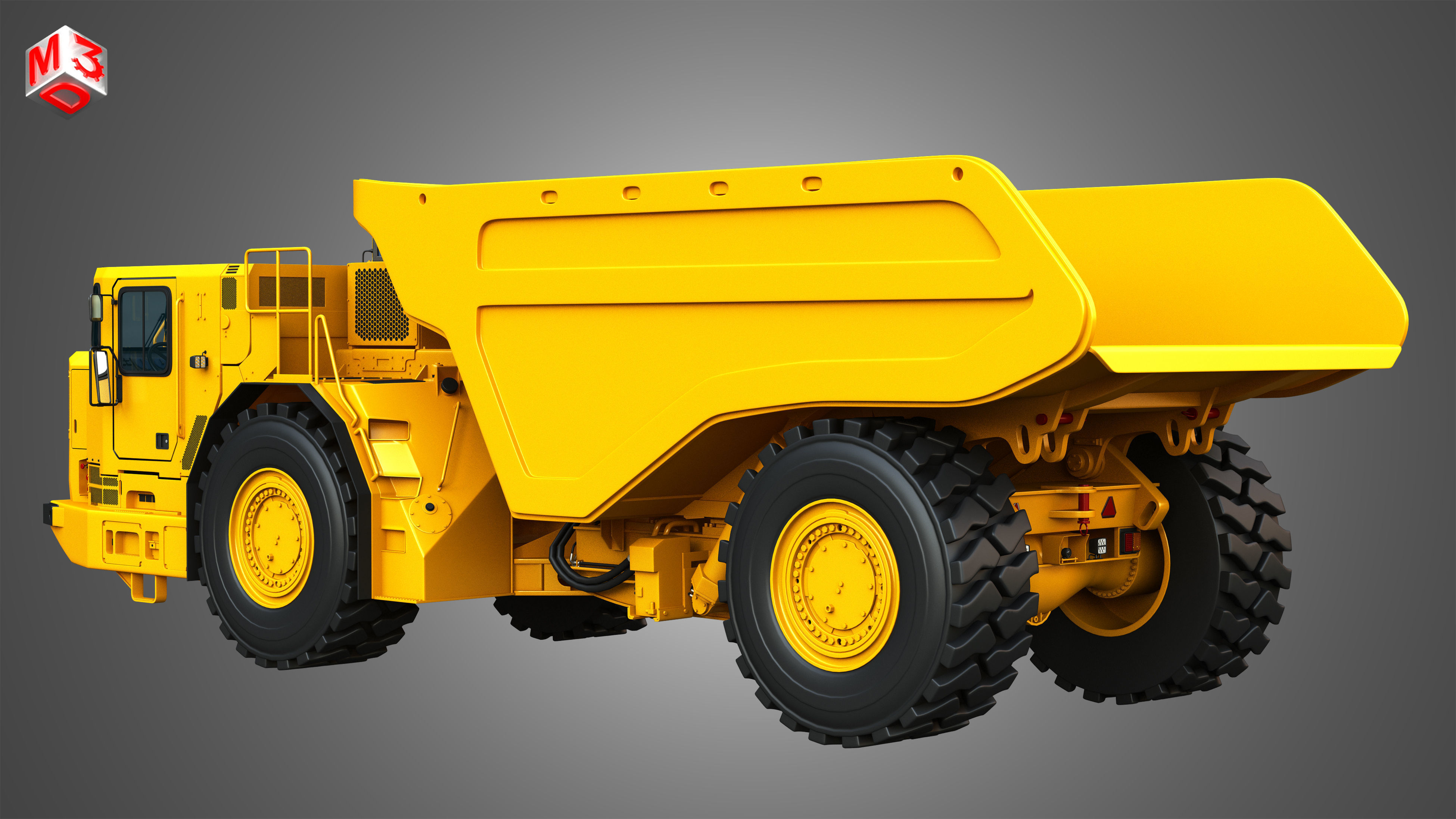 AD63 - WX18H Underground Mining Vehicles 2 in 1 3D Model Collection_6