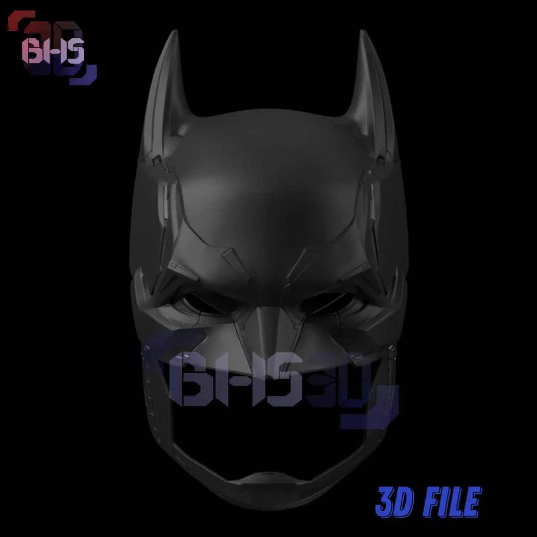 Batman Gotham Knight Helmet 3D 3D print model_0