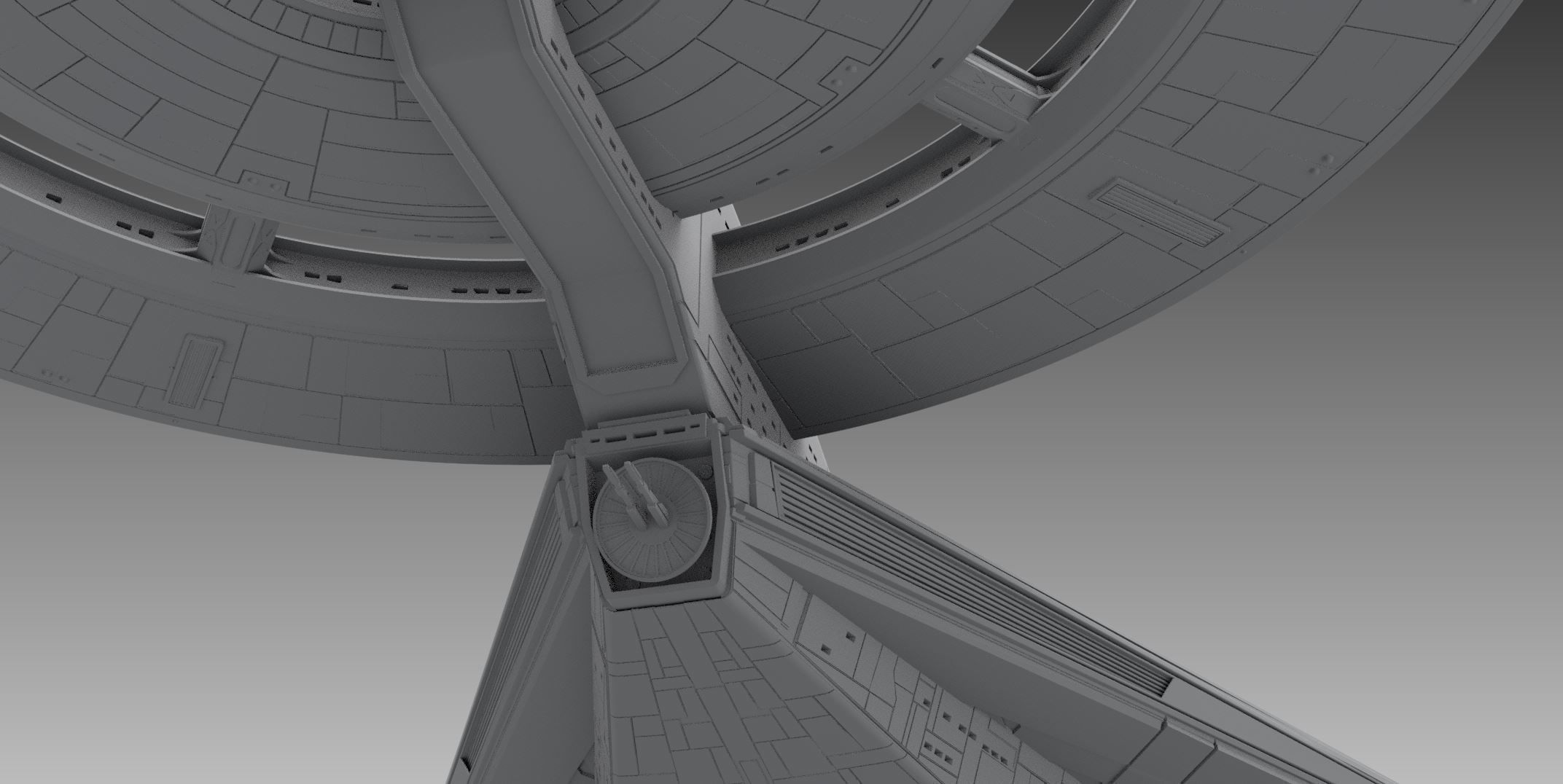 Crossfield Discovery scale model  3D print model_10