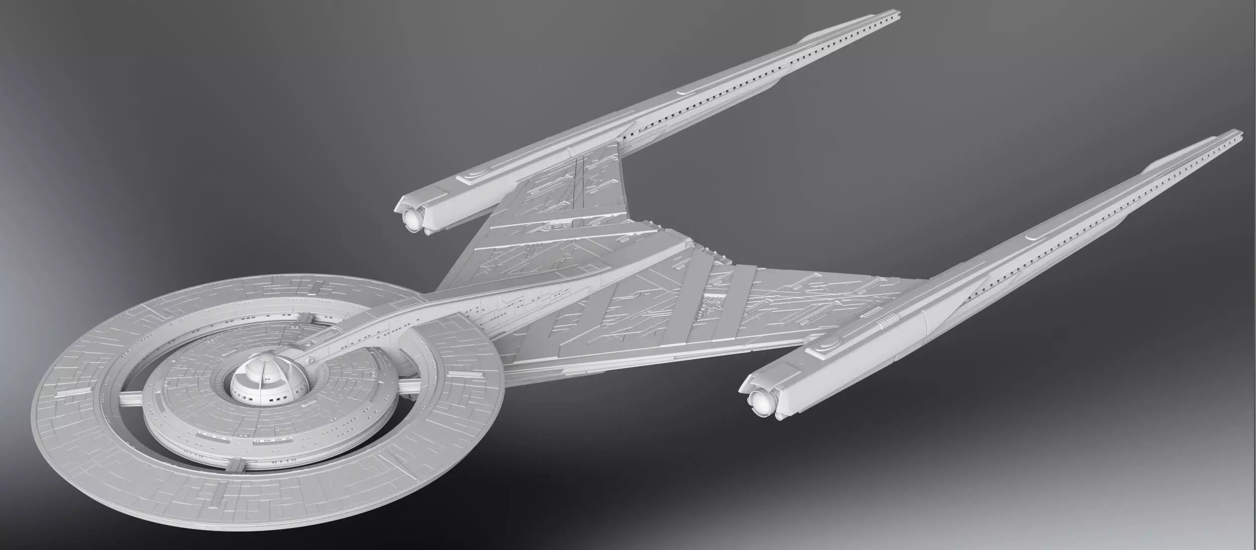 Crossfield Discovery scale model  3D print model_0