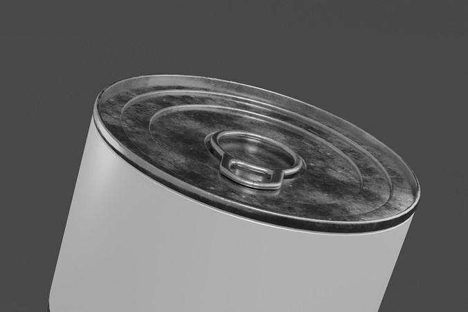 3D Model Tin Can Mockup   Low-poly 3D model 2