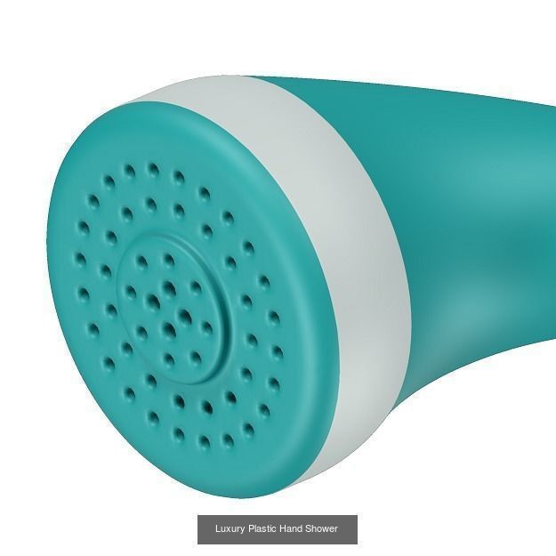 PLASTIC BATHROOM FITTINGS PACK 3D Model Collection_2