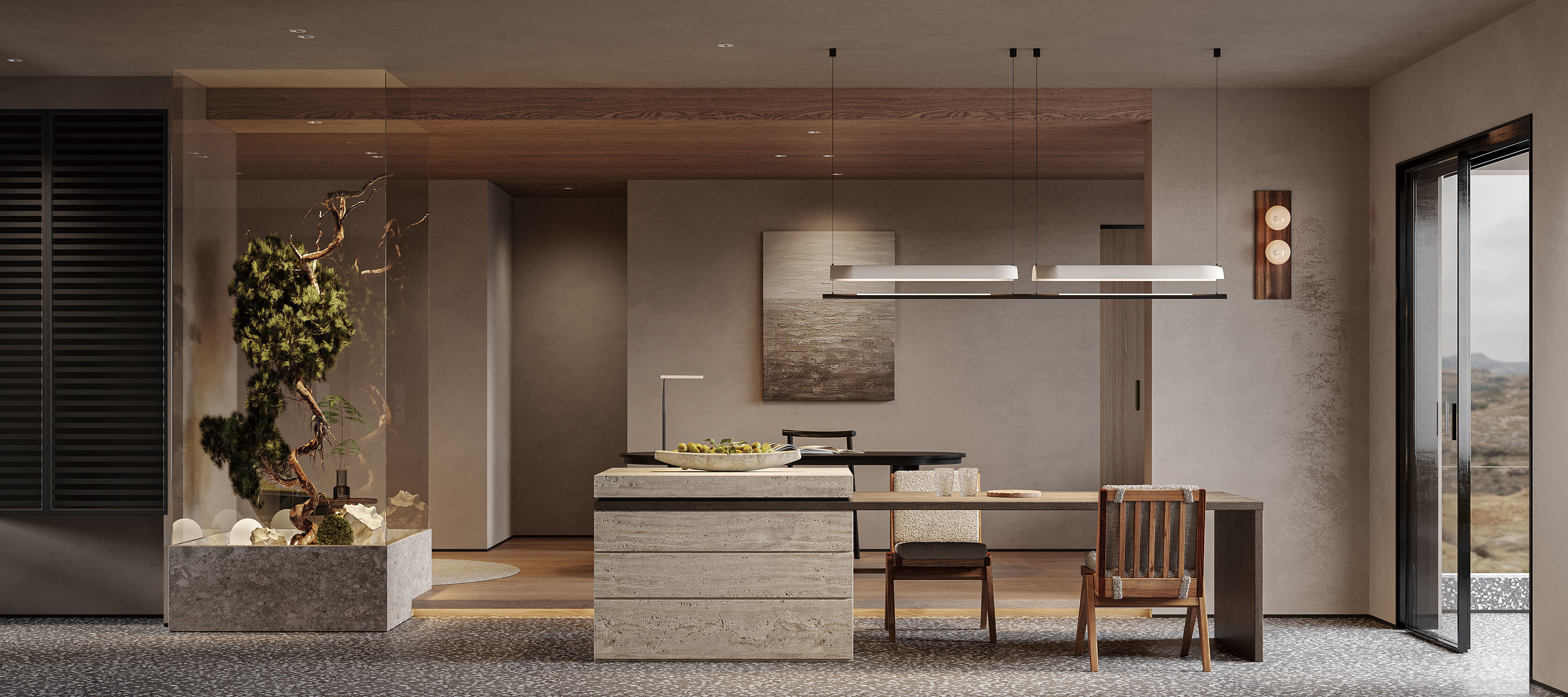 3D Model of Modern Apartment Interior Design 3D model 3D model_7