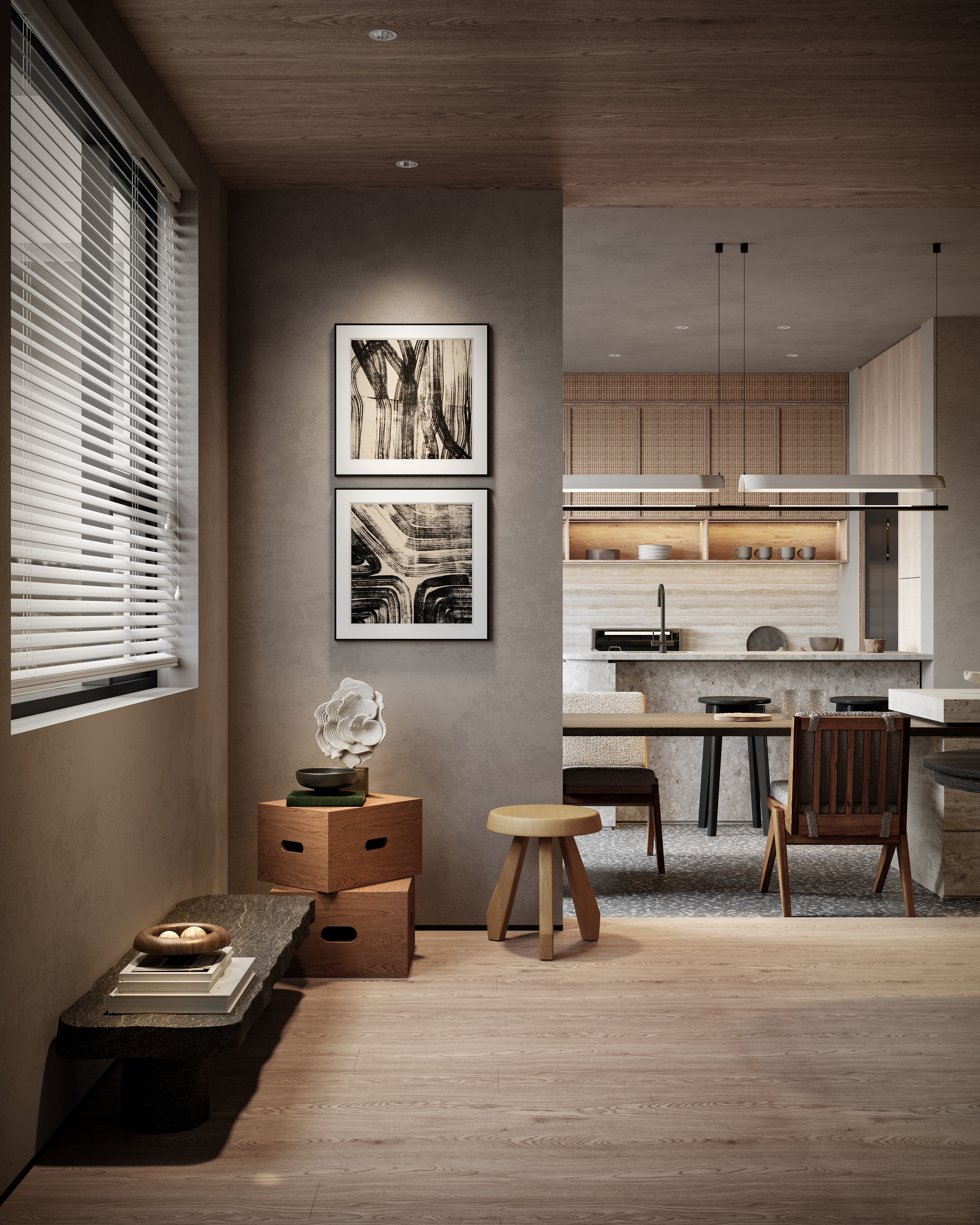 3D Model of Modern Apartment Interior Design 3D model 3D model_6