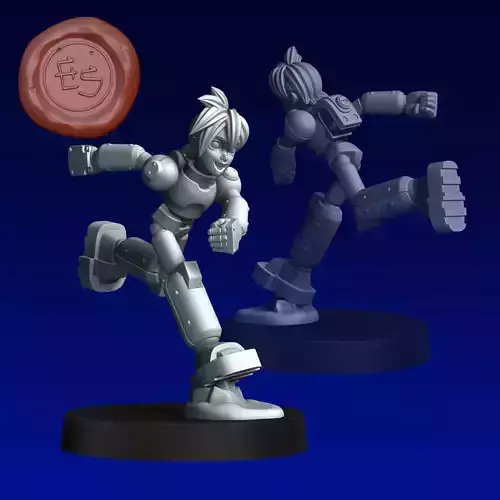 Rock Volnutt - Megaman Legends - 32mm Scaled Miniature 3D print model