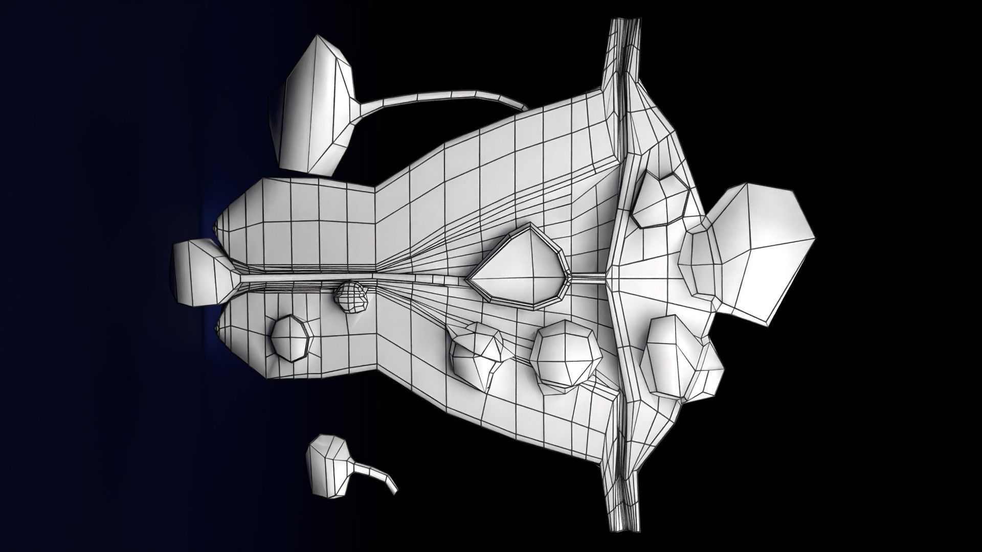 Fibroid Uterus Human female 3D Low-poly 3D model_40