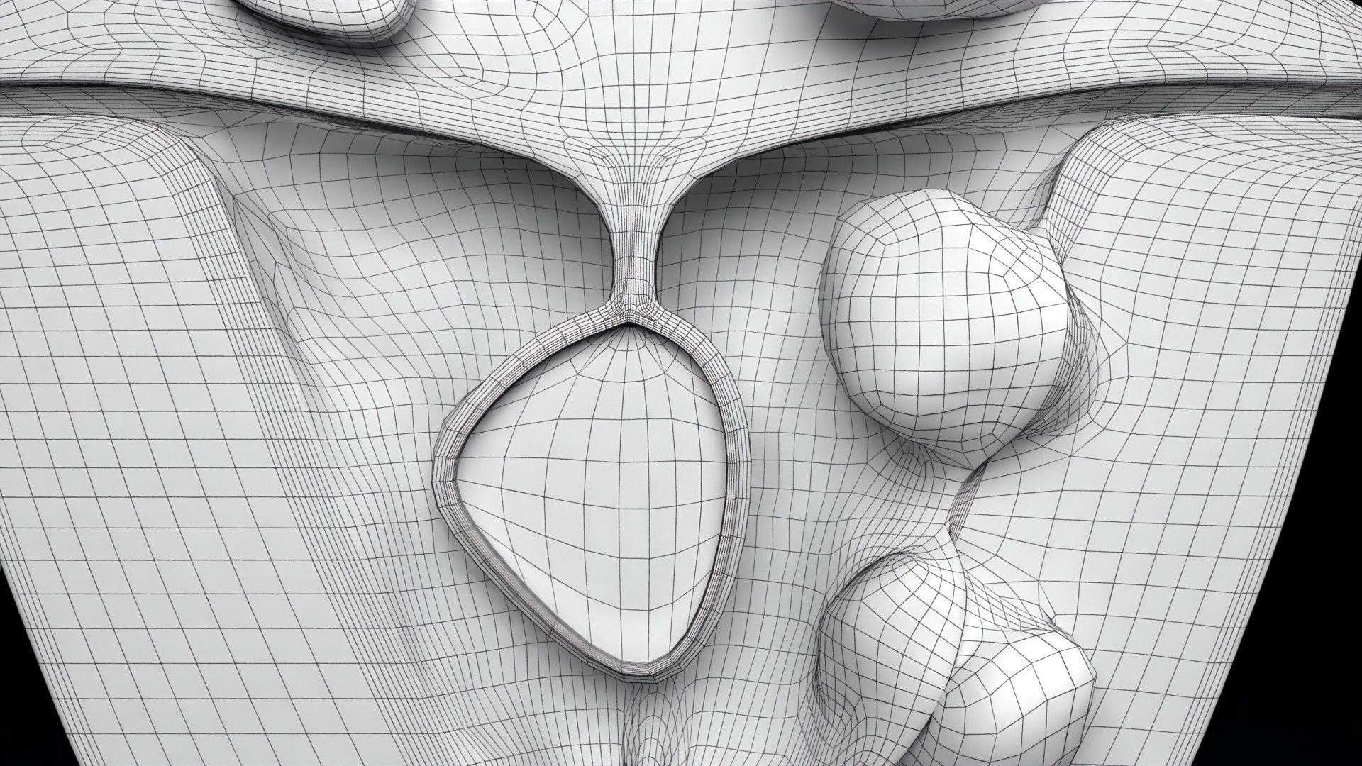 Fibroid Uterus Human female 3D Low-poly 3D model_58