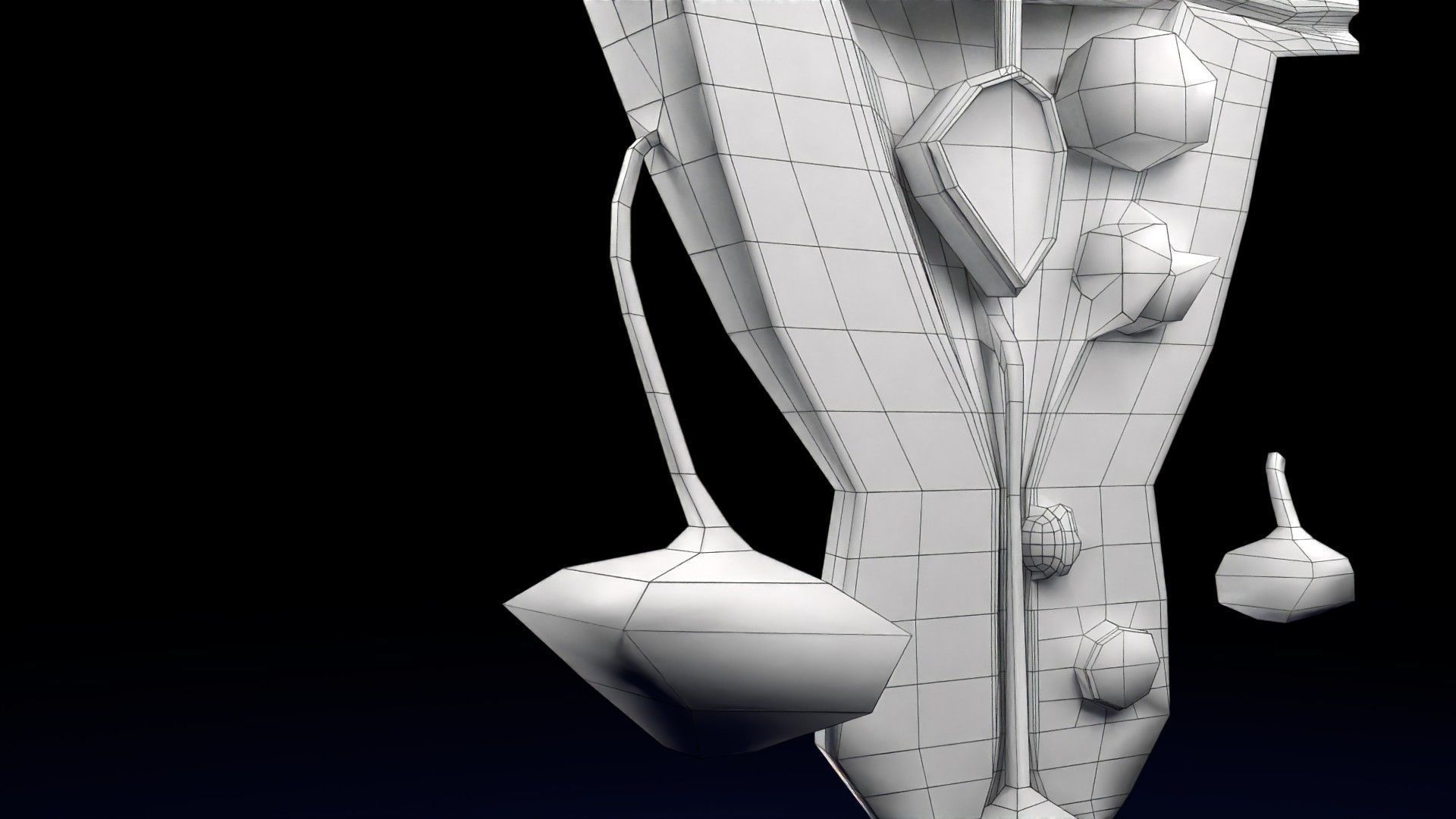 Fibroid Uterus Human female 3D Low-poly 3D model_54