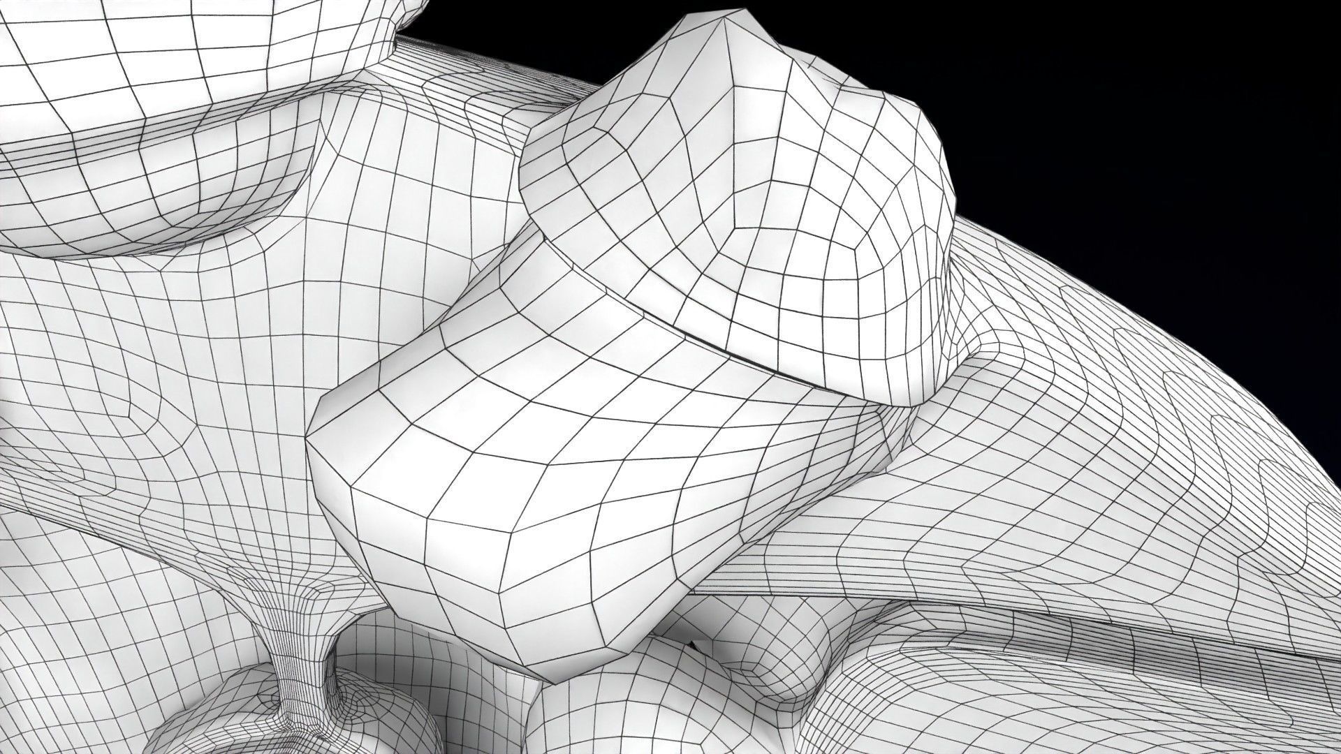 Fibroid Uterus Human female 3D Low-poly 3D model_64