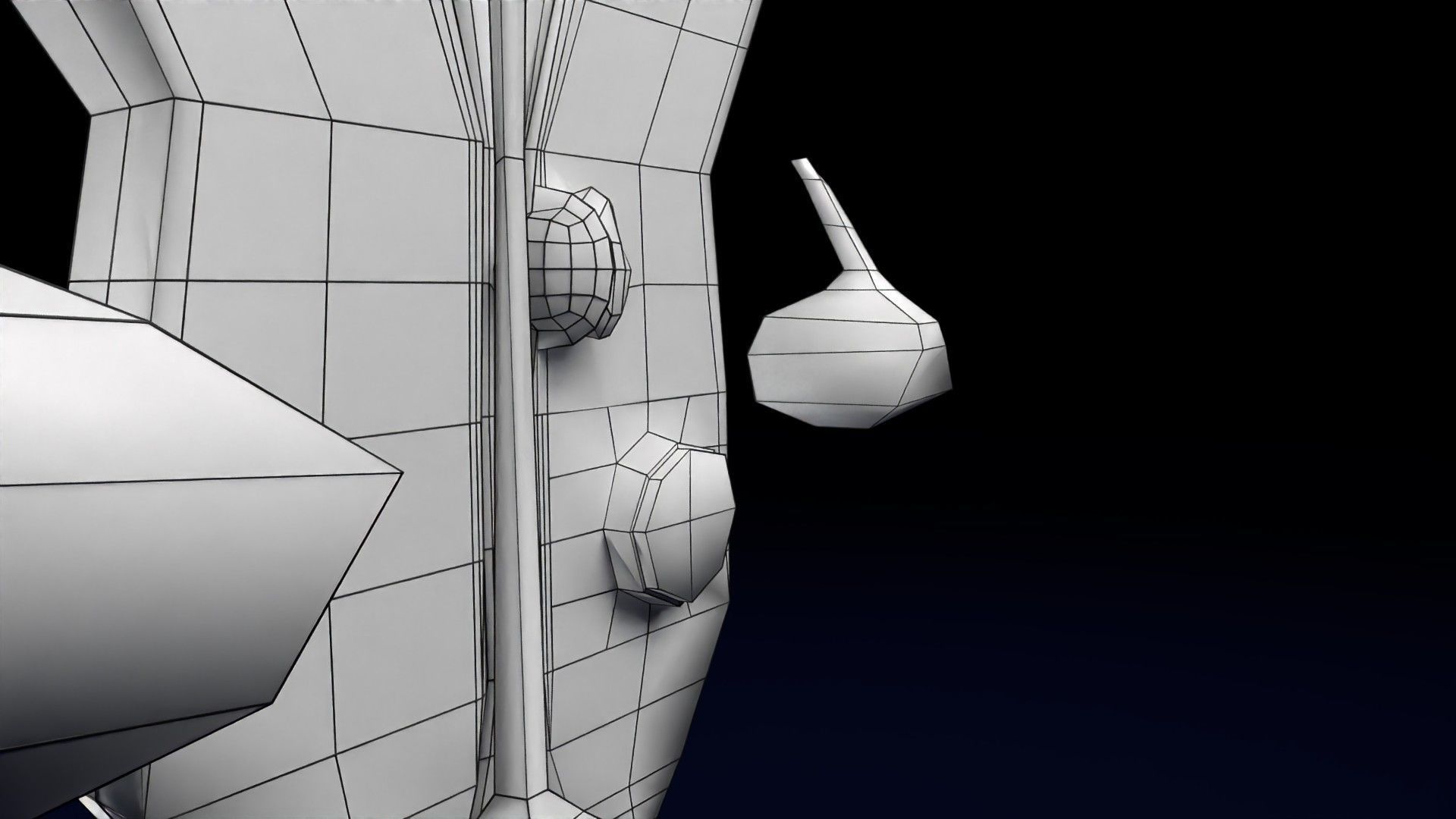 Fibroid Uterus Human female 3D Low-poly 3D model_55