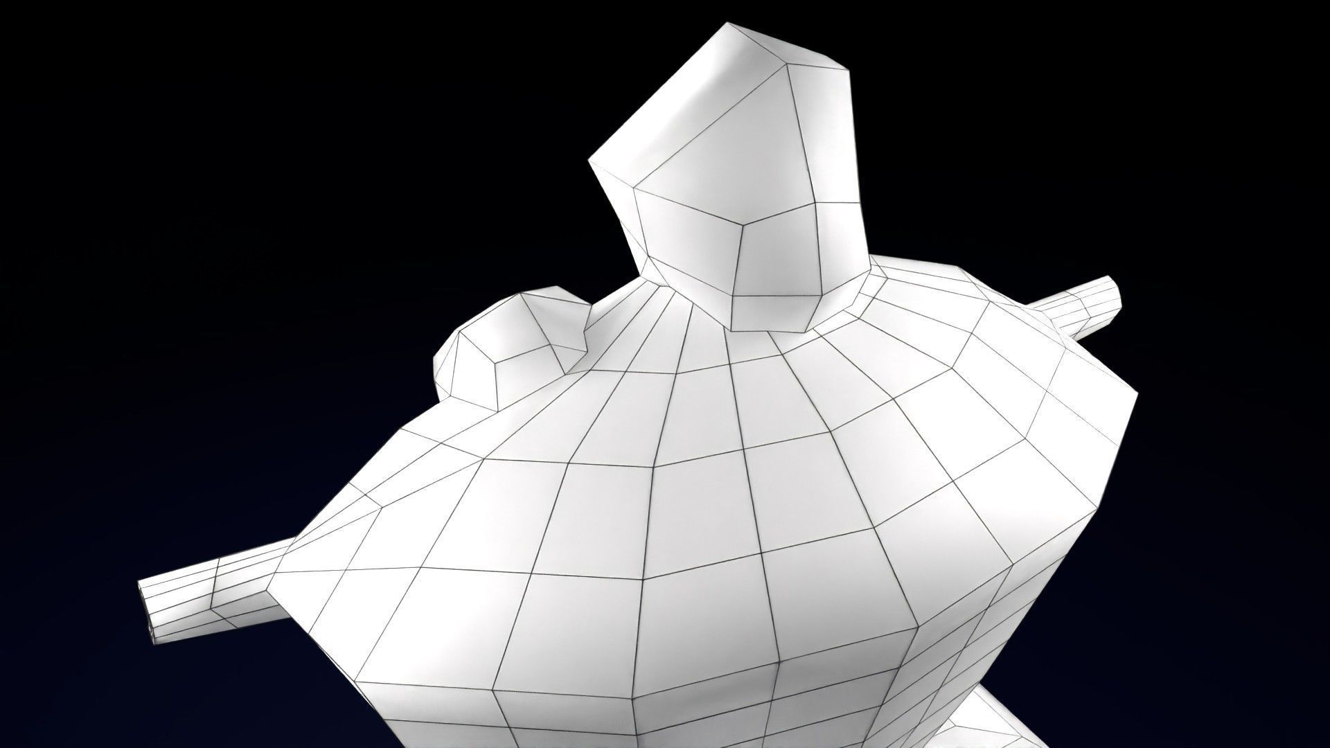 Fibroid Uterus Human female 3D Low-poly 3D model_46