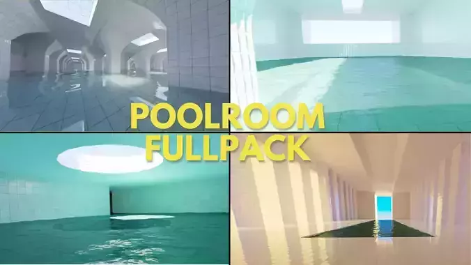 POOLROOMS FULLPACK 3D model