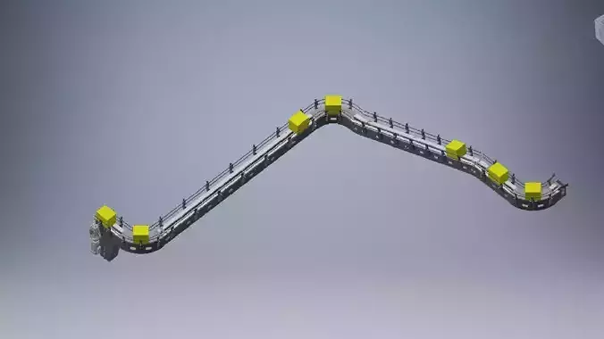 Slat Chain Conveyor industrial machine