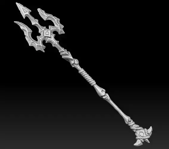 Coastal trident 3d print