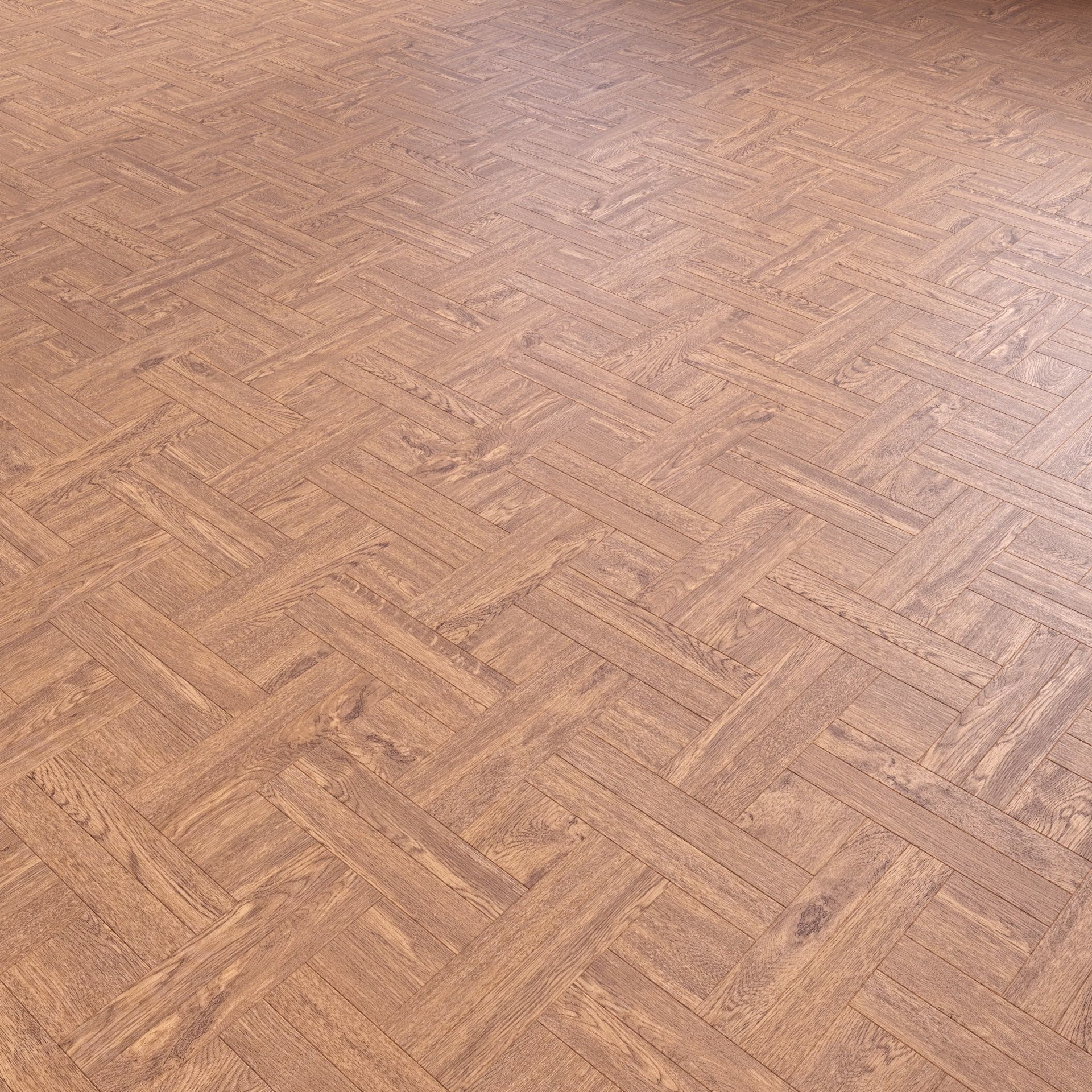 Parquet - Laminate - Wooden floor 2 in 1 Low-poly 3D model_1