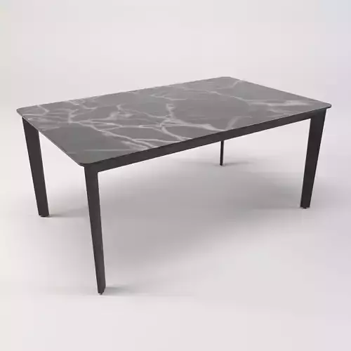 Italian Ceramic Marble Top Dining Table