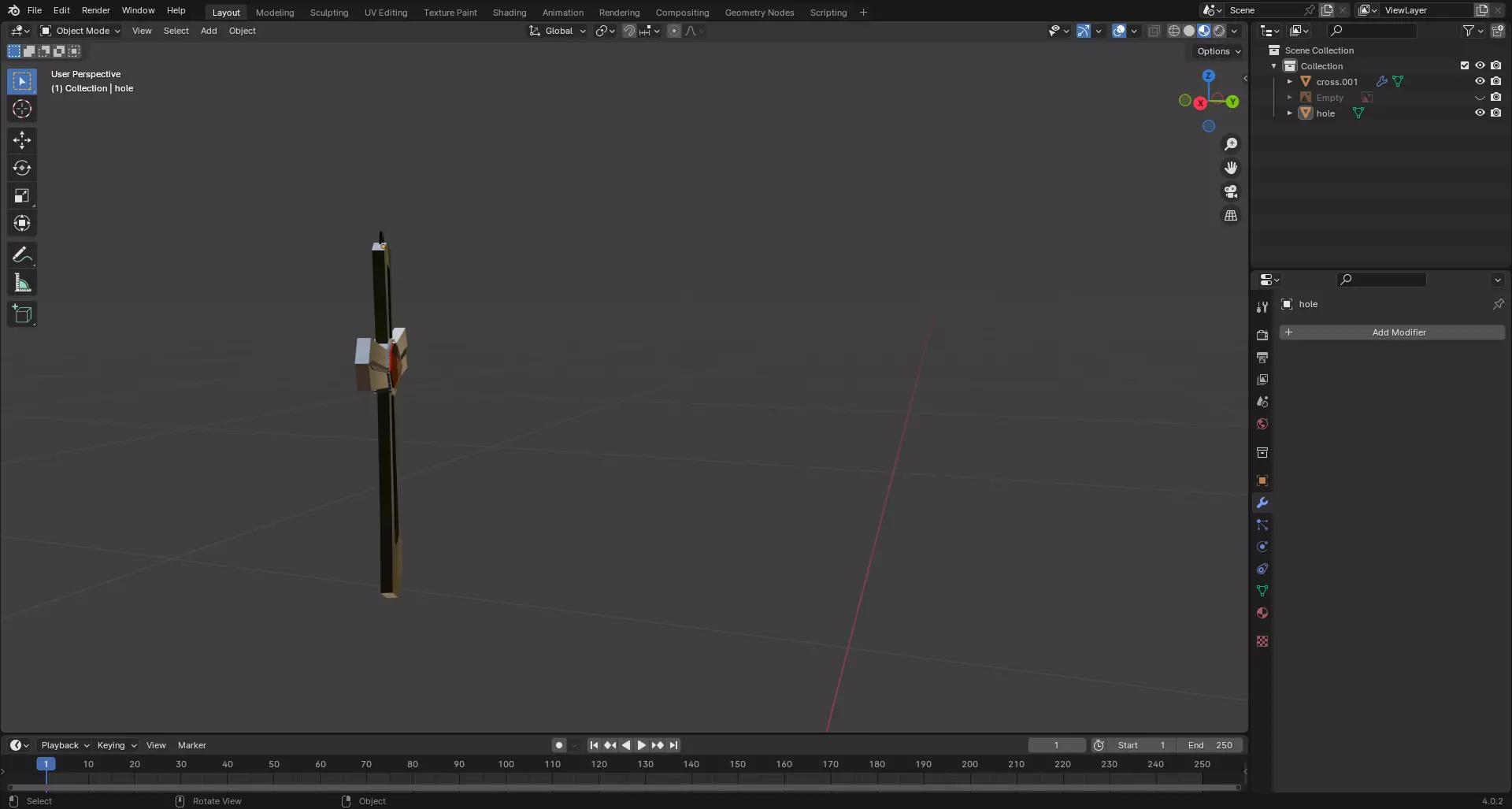 Rosario Vampire Cross 3D print model_0