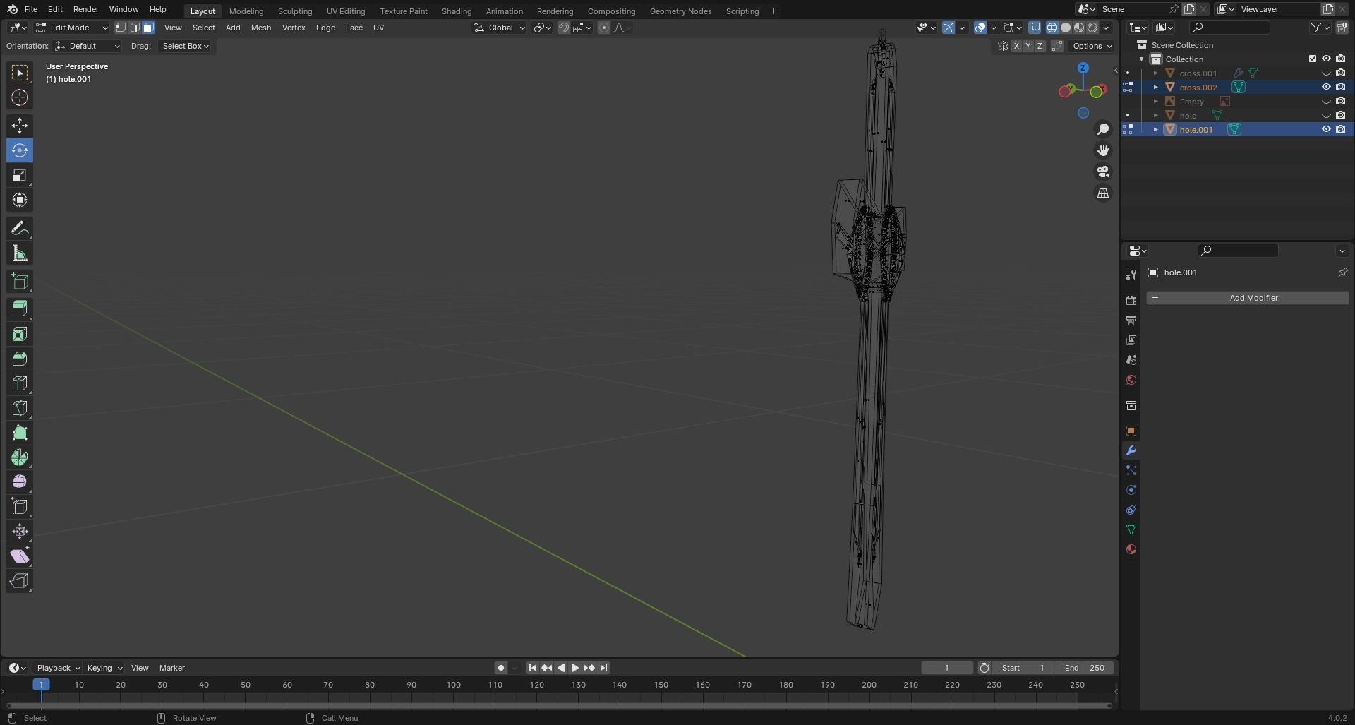 Rosario Vampire Cross 3D print model_1