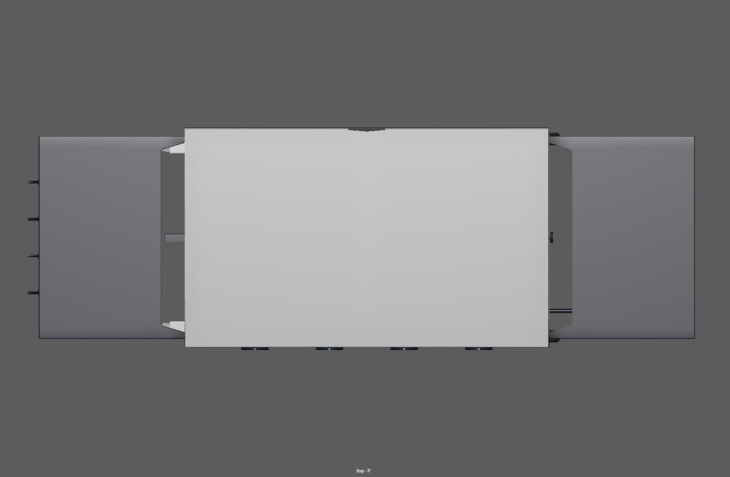 Gas Grill Griddle Station Low-poly 3D model_13