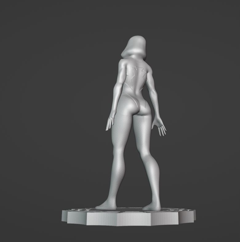 Spider Gwen 3D print model_7