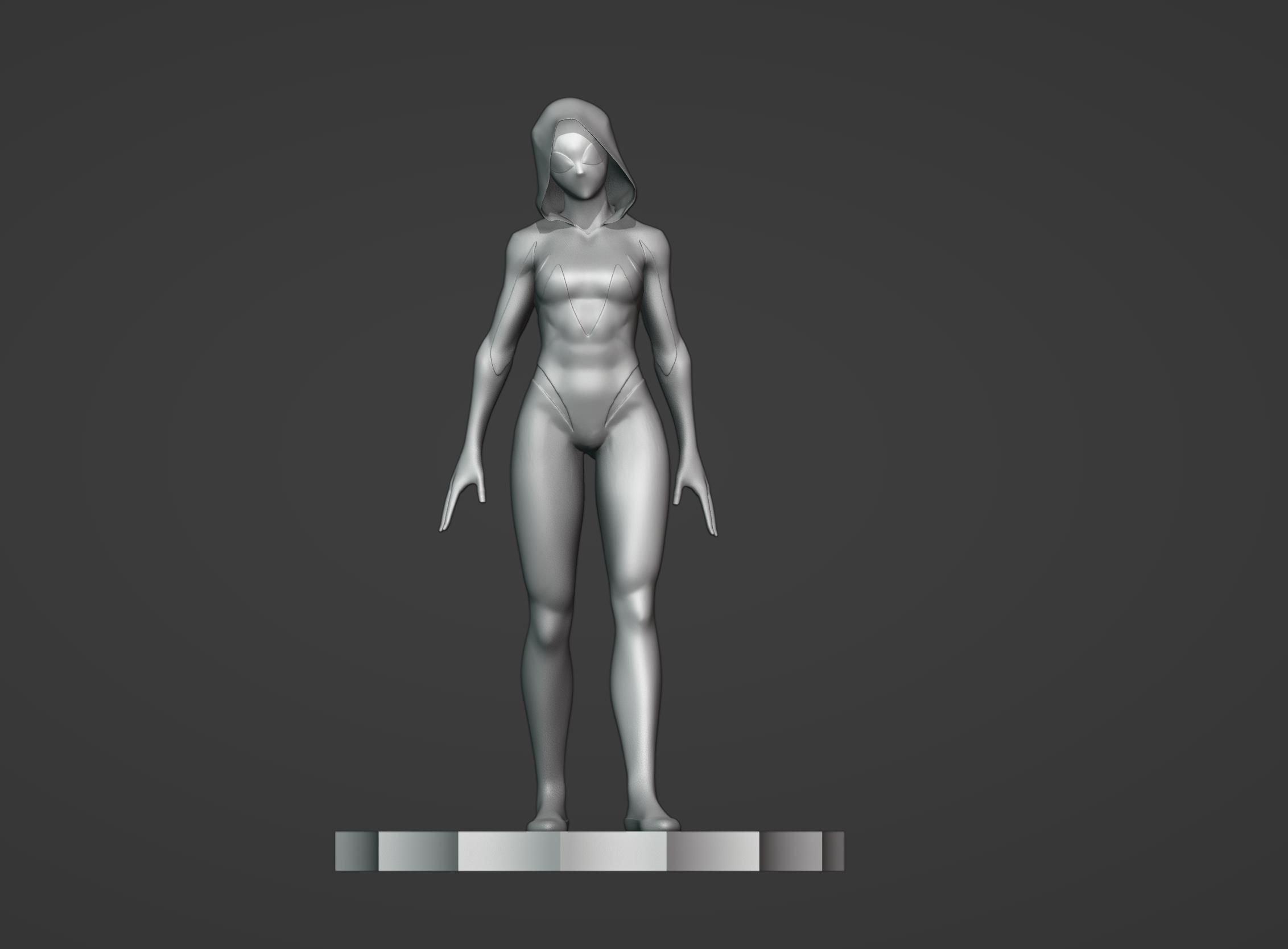 Spider Gwen 3D print model_1