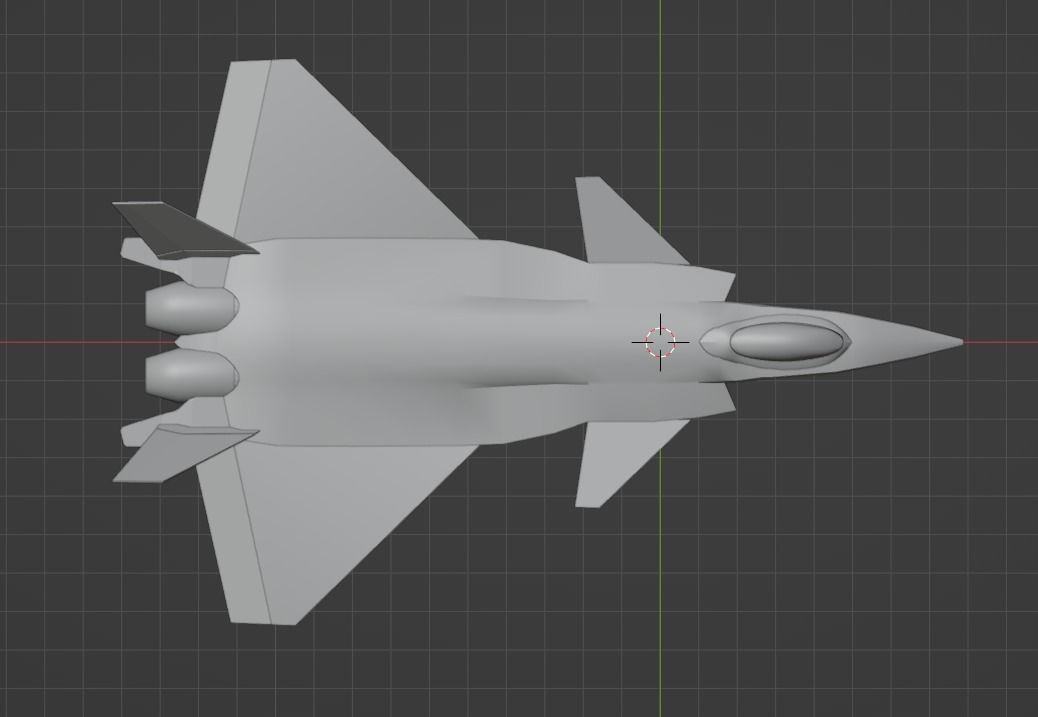 Jet J20 Free 3D model_1