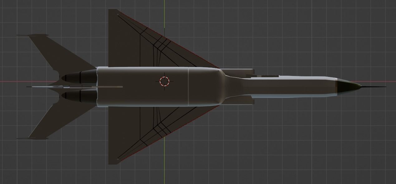 Jet J-8 Free 3D model_3