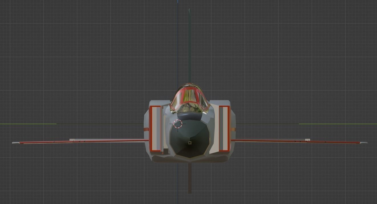 Jet J-8 Free 3D model_2