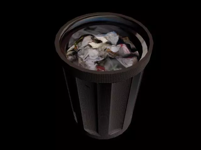 Trashcan trash can Free 3D model