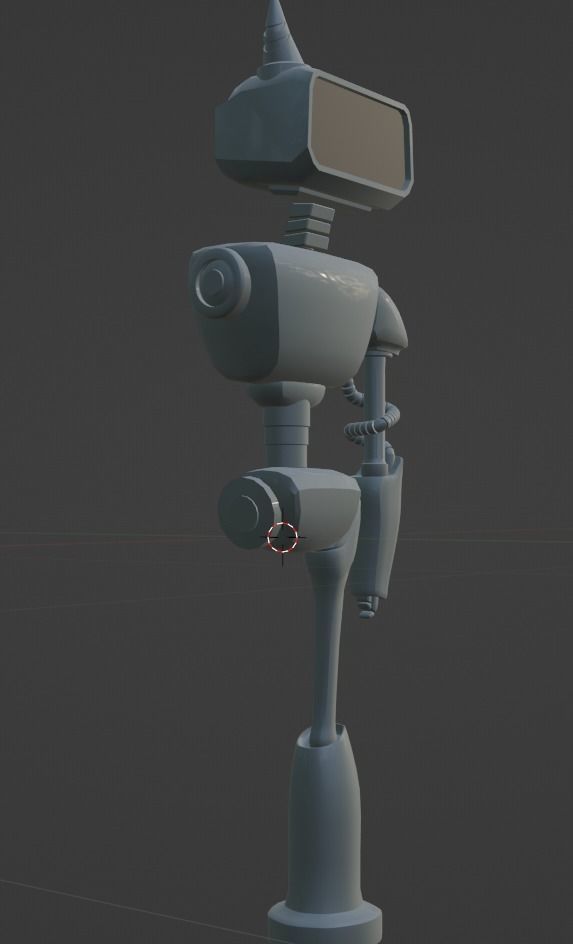 Robot Free 3D model_4