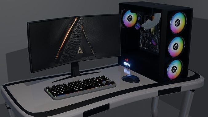 Gaming Computer 3D model