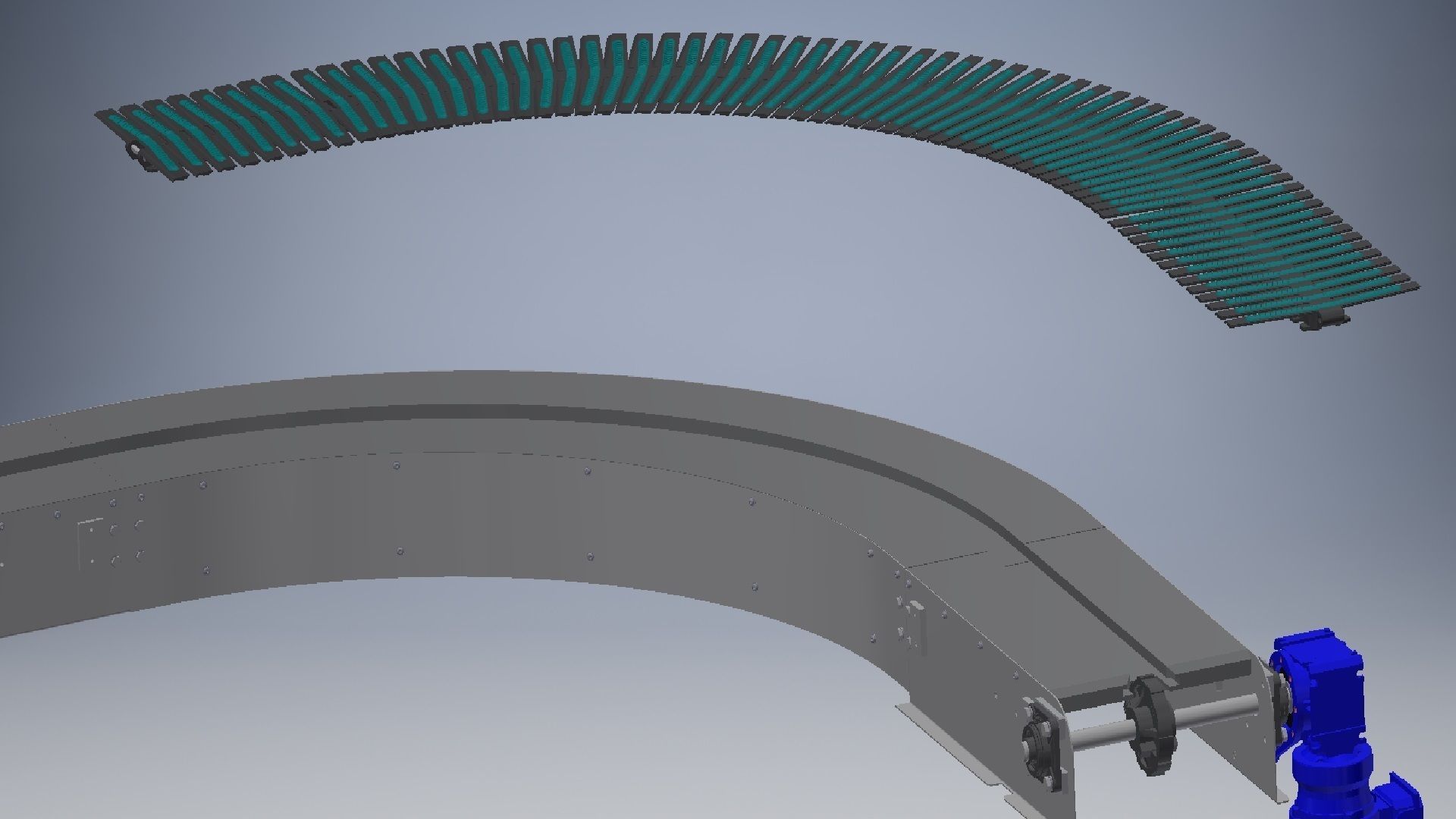  Belt Conveyors Systems 3D model_4