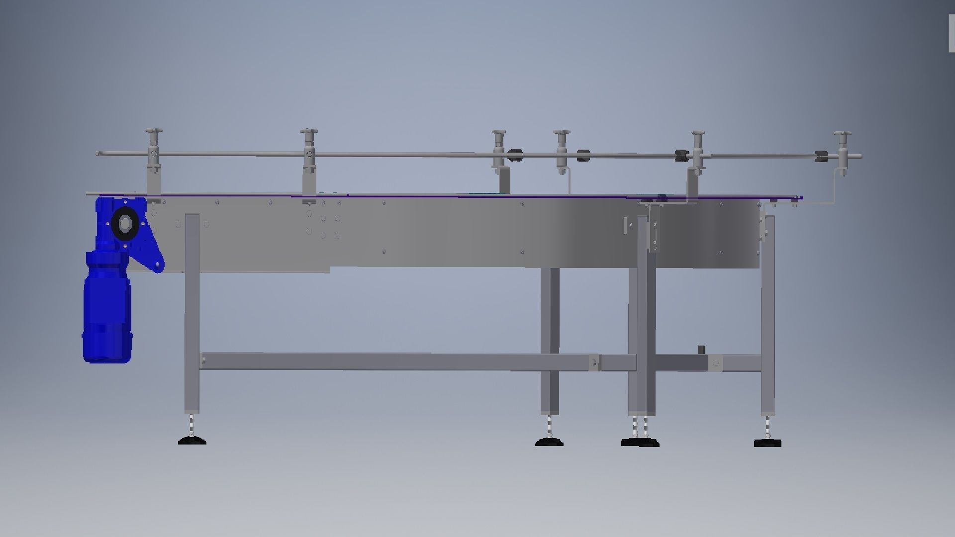  Belt Conveyors Systems 3D model_9