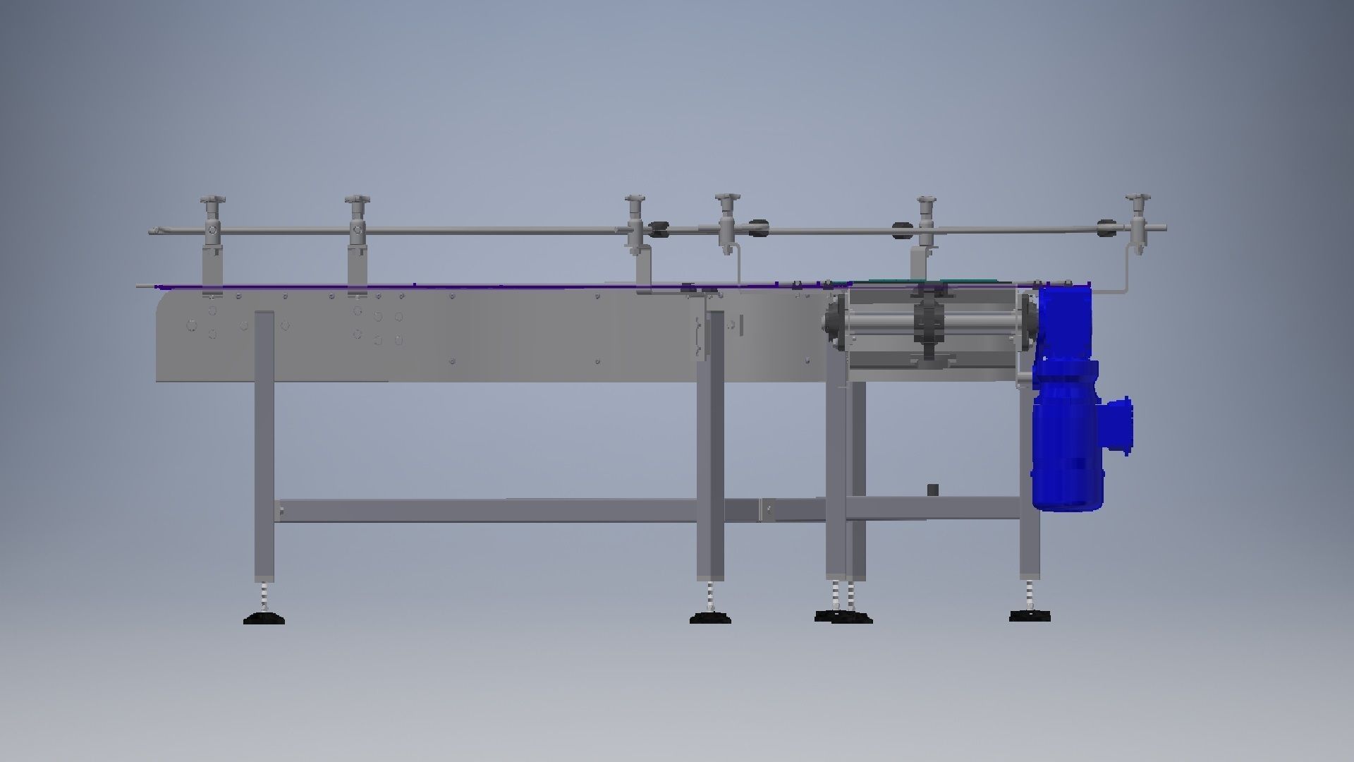  Belt Conveyors Systems 3D model_8