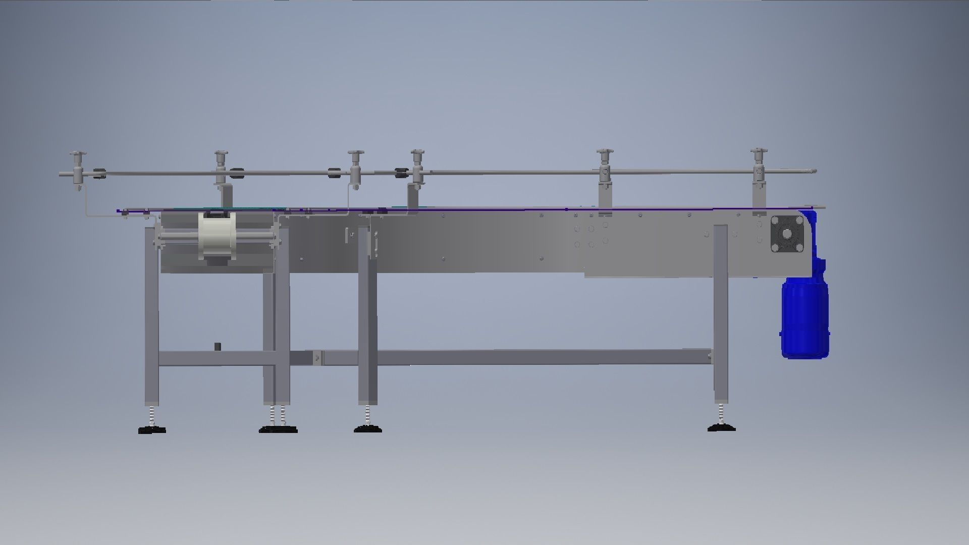  Belt Conveyors Systems 3D model_7