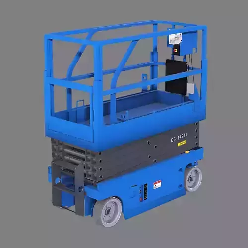 Aerial Work Vehicle Low-poly 3D model