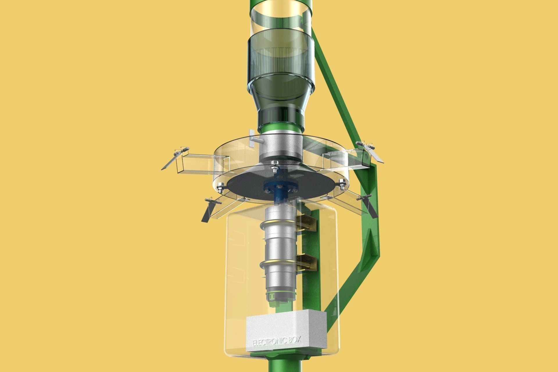 ROTARY CENTRIFUGAL FISH FEEDER SPREADER 3D model_2