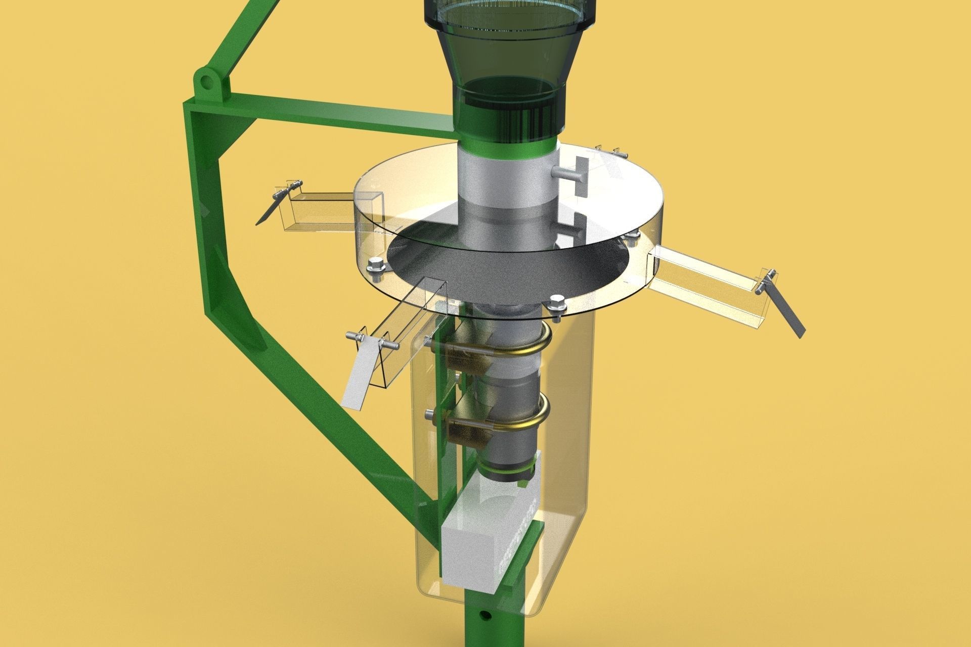 ROTARY CENTRIFUGAL FISH FEEDER SPREADER 3D model_4