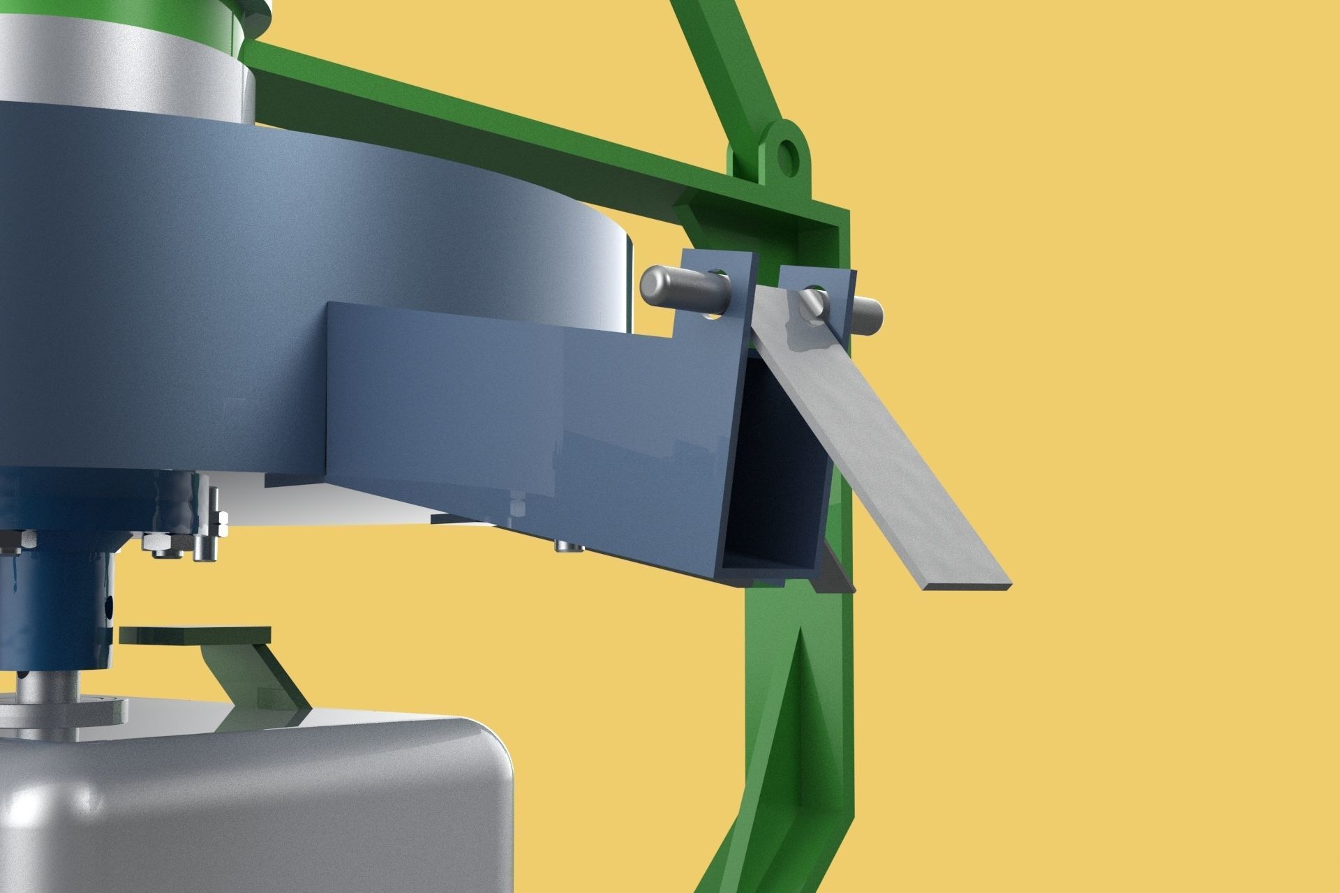 ROTARY CENTRIFUGAL FISH FEEDER SPREADER 3D model_9