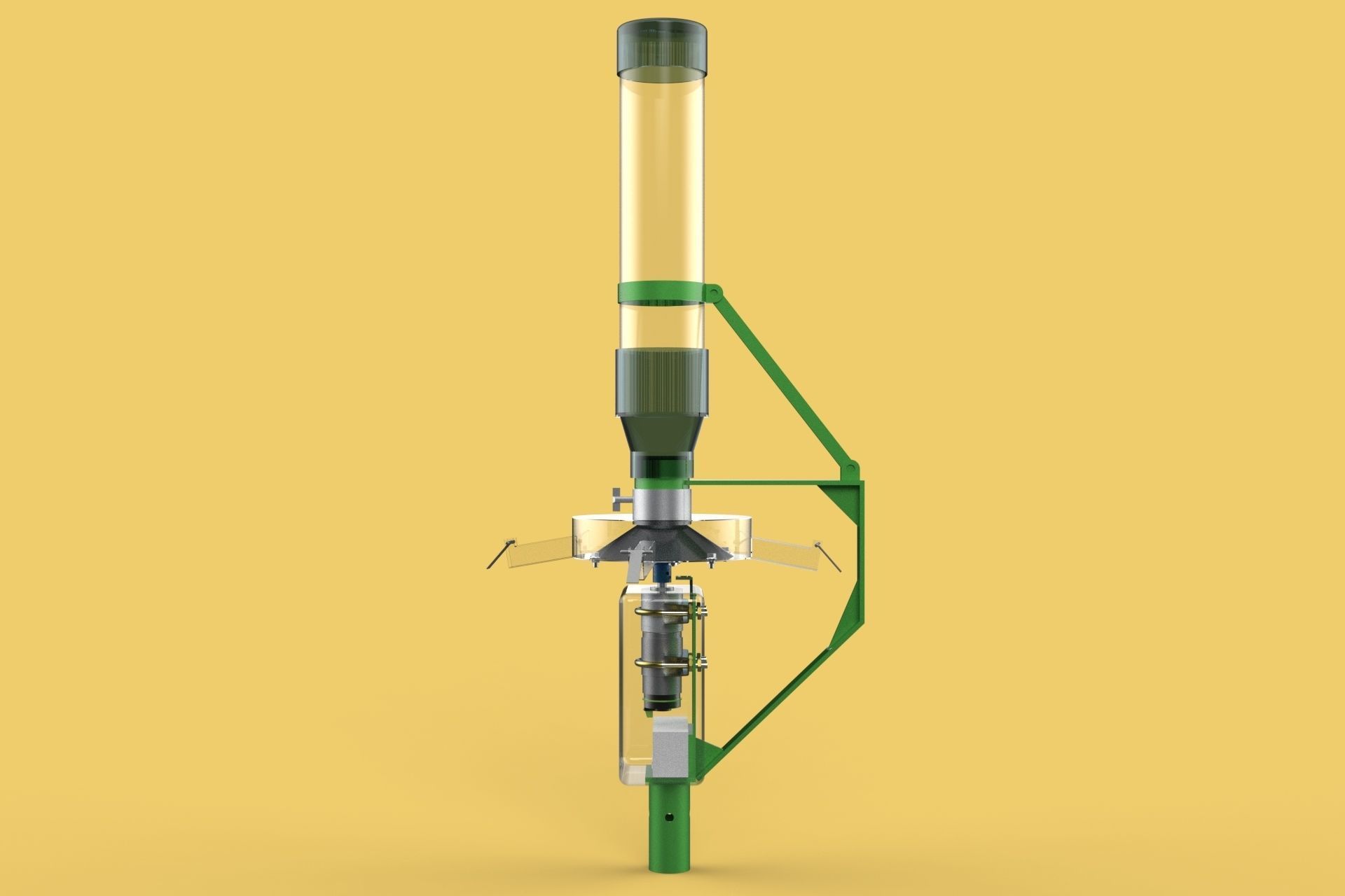 ROTARY CENTRIFUGAL FISH FEEDER SPREADER 3D model_3