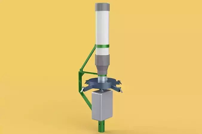 ROTARY CENTRIFUGAL FISH FEEDER SPREADER 3D model